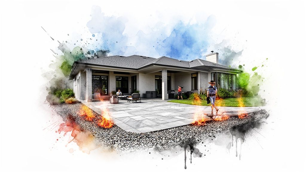 Hardscaping Wildfire