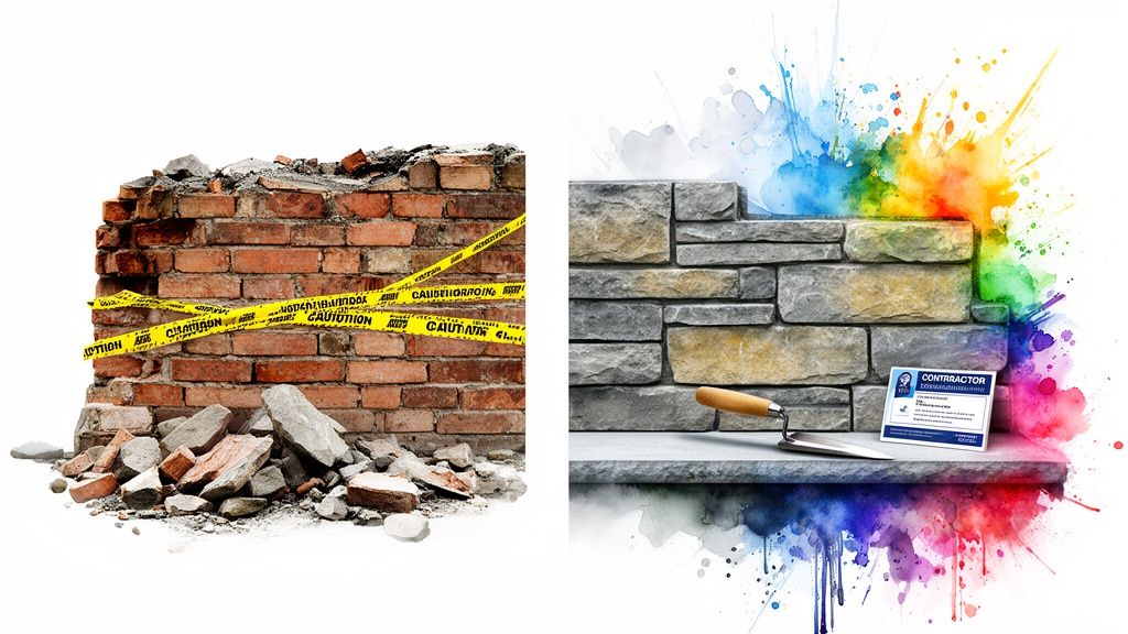 Masonry Contrast