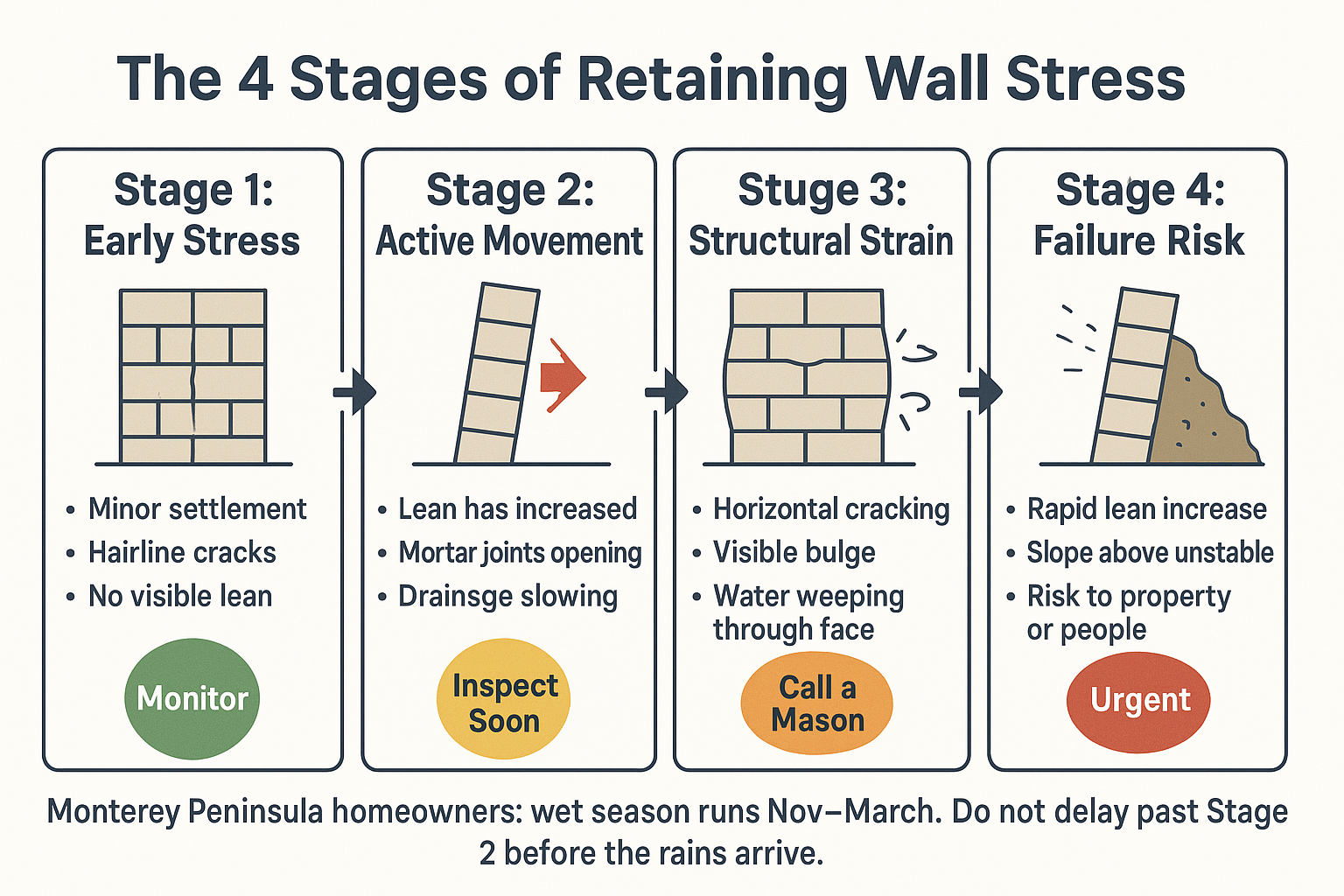 When Does a Leaning Retaining Wall Become an Urgent Problem?
