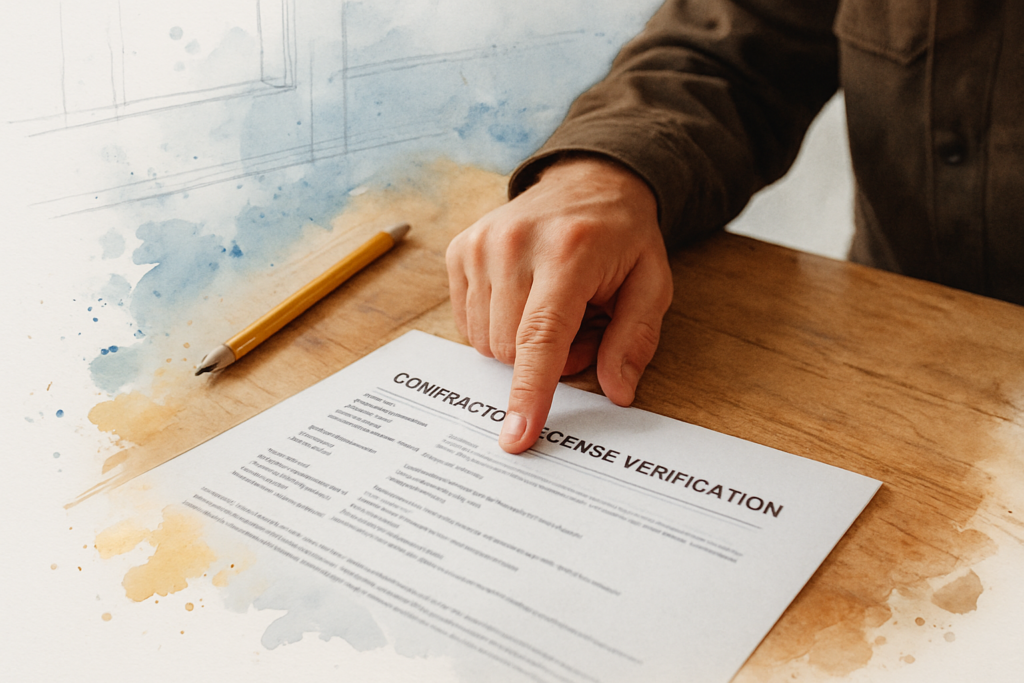 How to Read a California Contractor's License Before You Hire