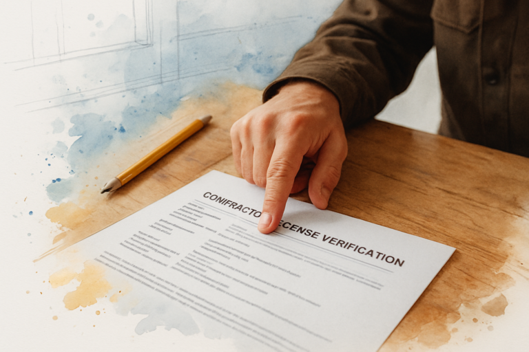 How to Read a California Contractor's License Before You Hire